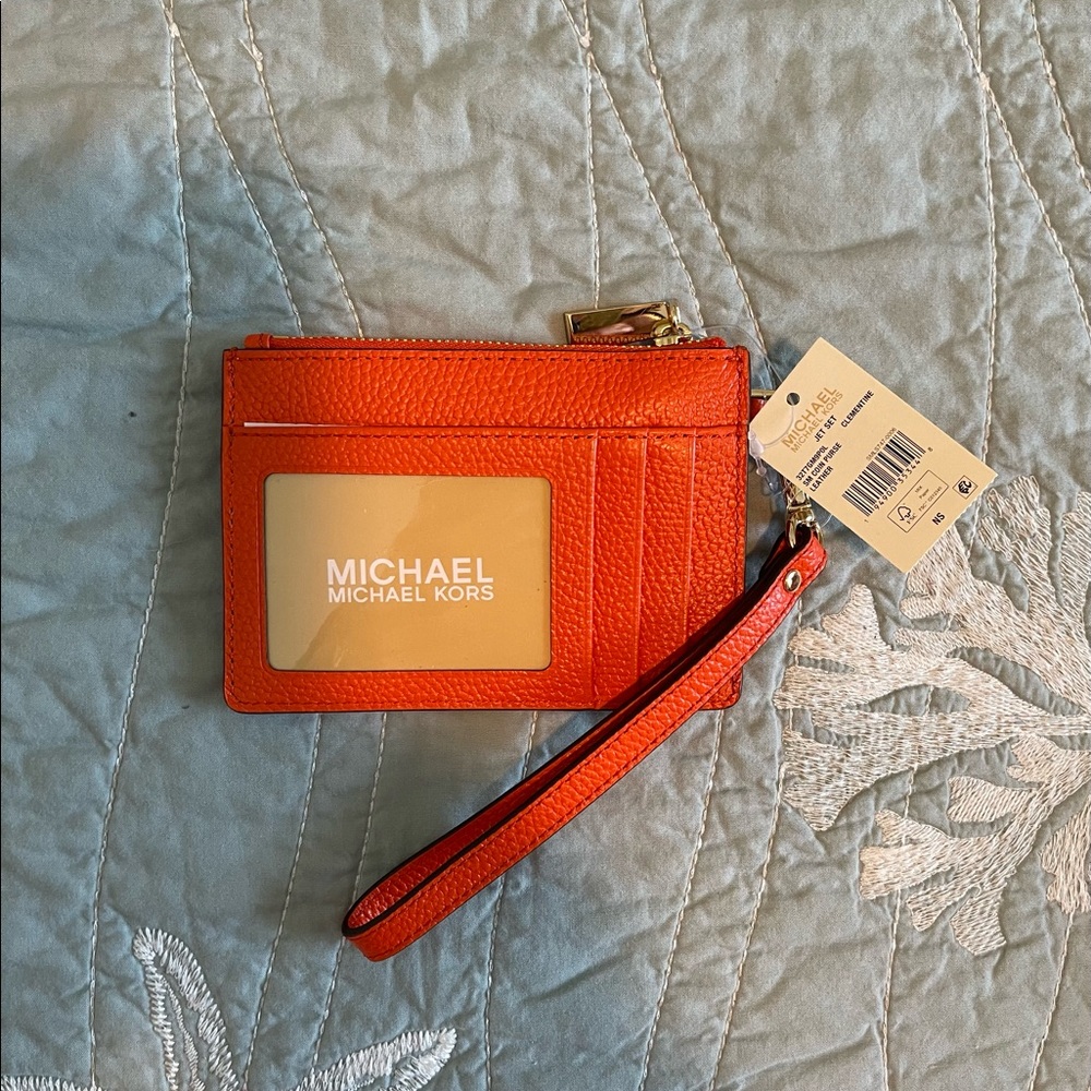 MICHAEL Michael Kors Jet Set Sm Coin purse Pebble Leather